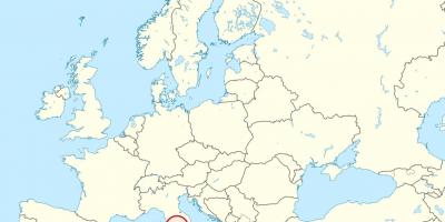 Mapa de la ciutat del Vaticà europa