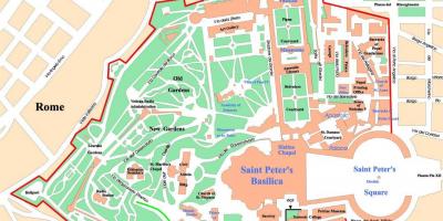 Ciutat del vaticà mapa polític