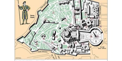 Vaticà mapa sala de cartells