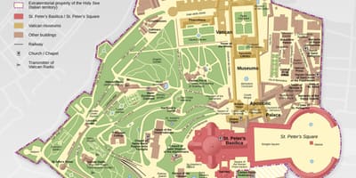 Mapa del Vaticà